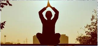 L&T Wagle Estate yoga and wellness amenity
